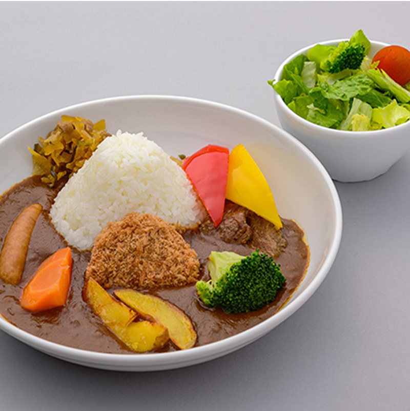 人気No.1は見た目にも楽しい「富士山カレー」
