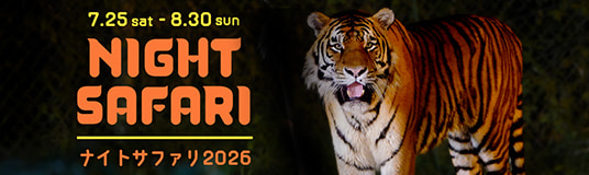 ナイトサファリ2026 2026年7月25日〜8月30日