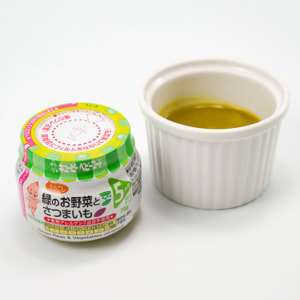 記事「離乳食(緑のお野菜とさつまいも)」の画像