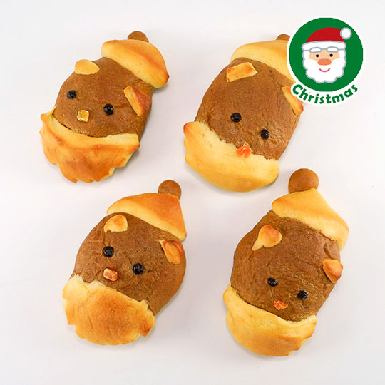 サンタさんの黒糖パン