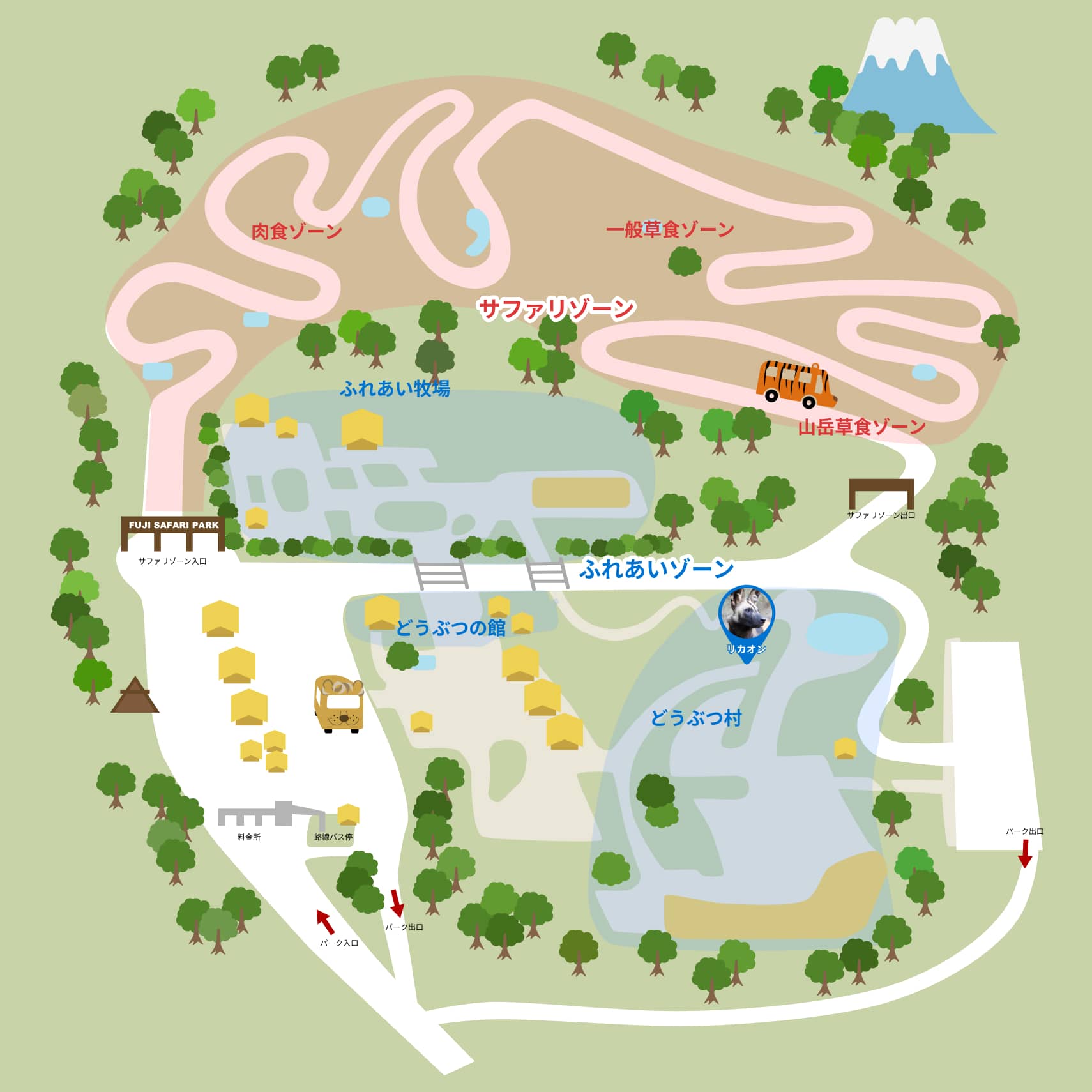 園内ミニマップ