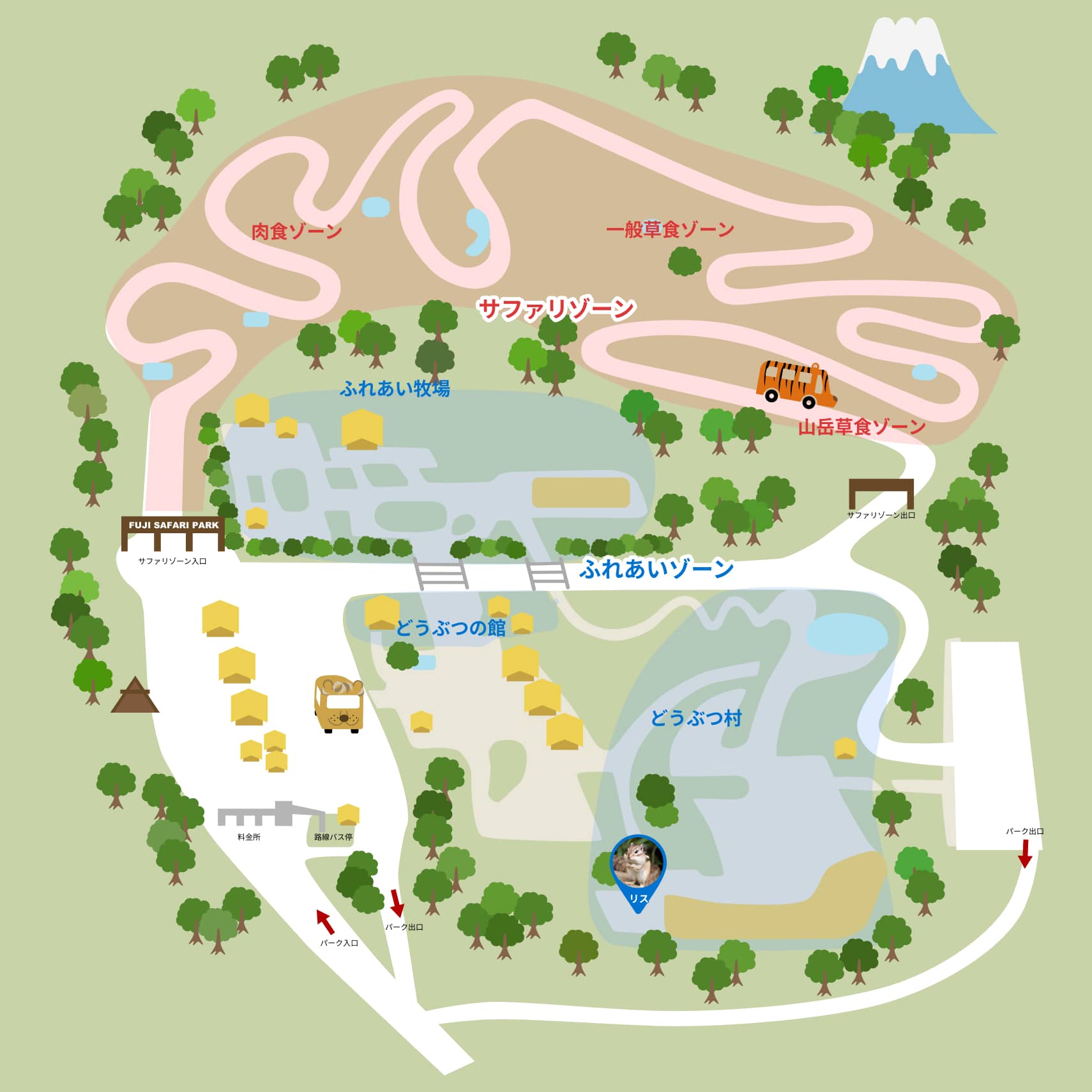園内ミニマップ