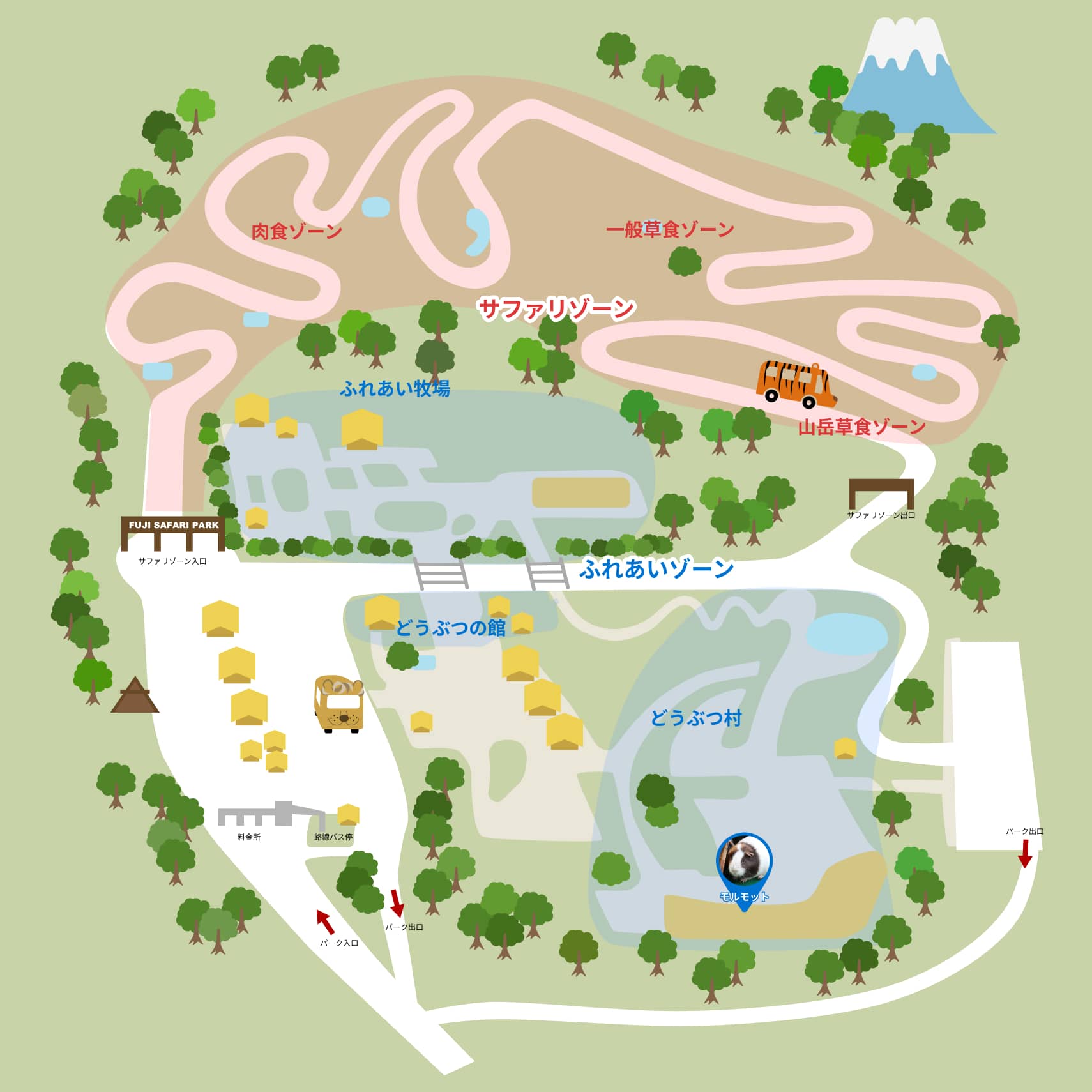 園内ミニマップ