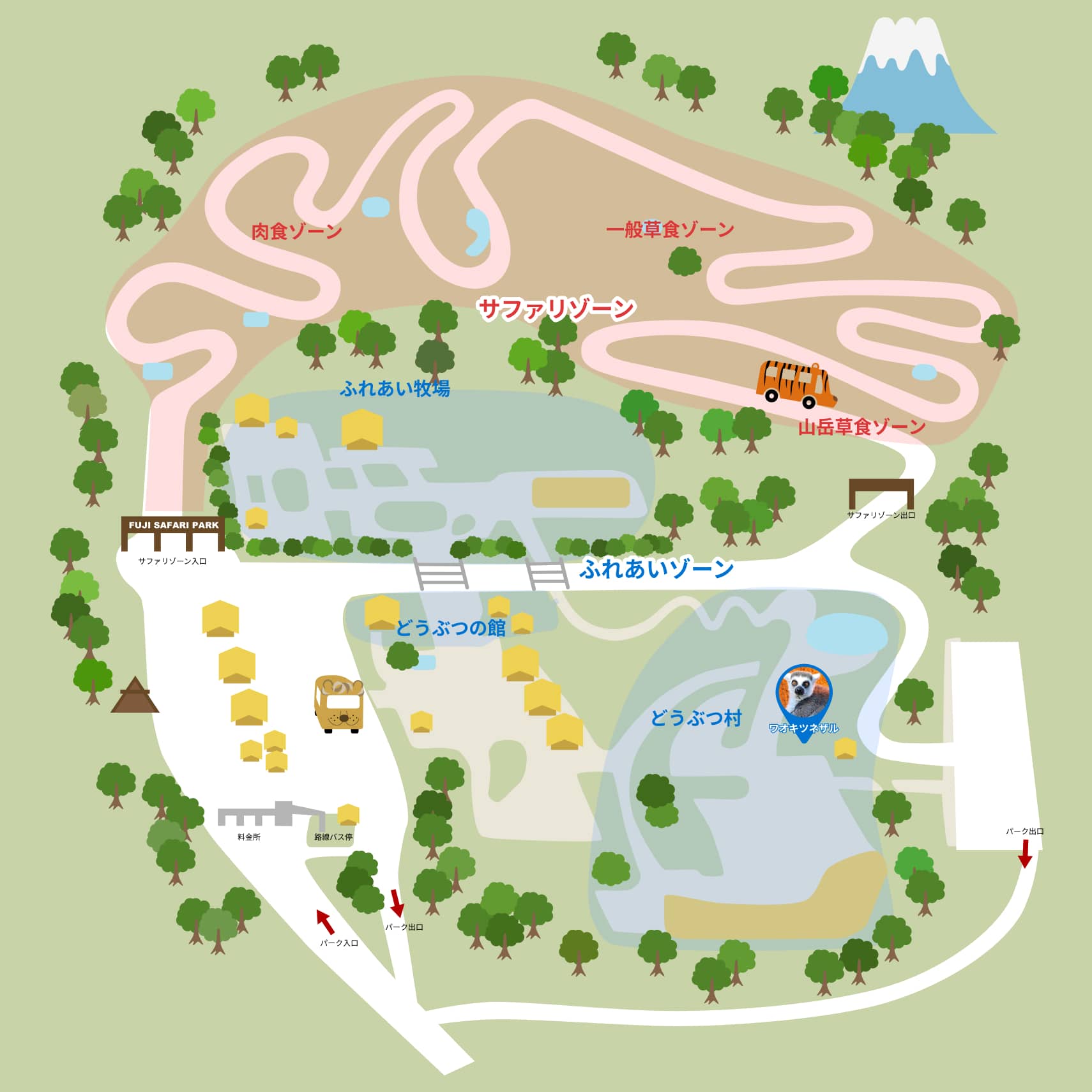 園内ミニマップ