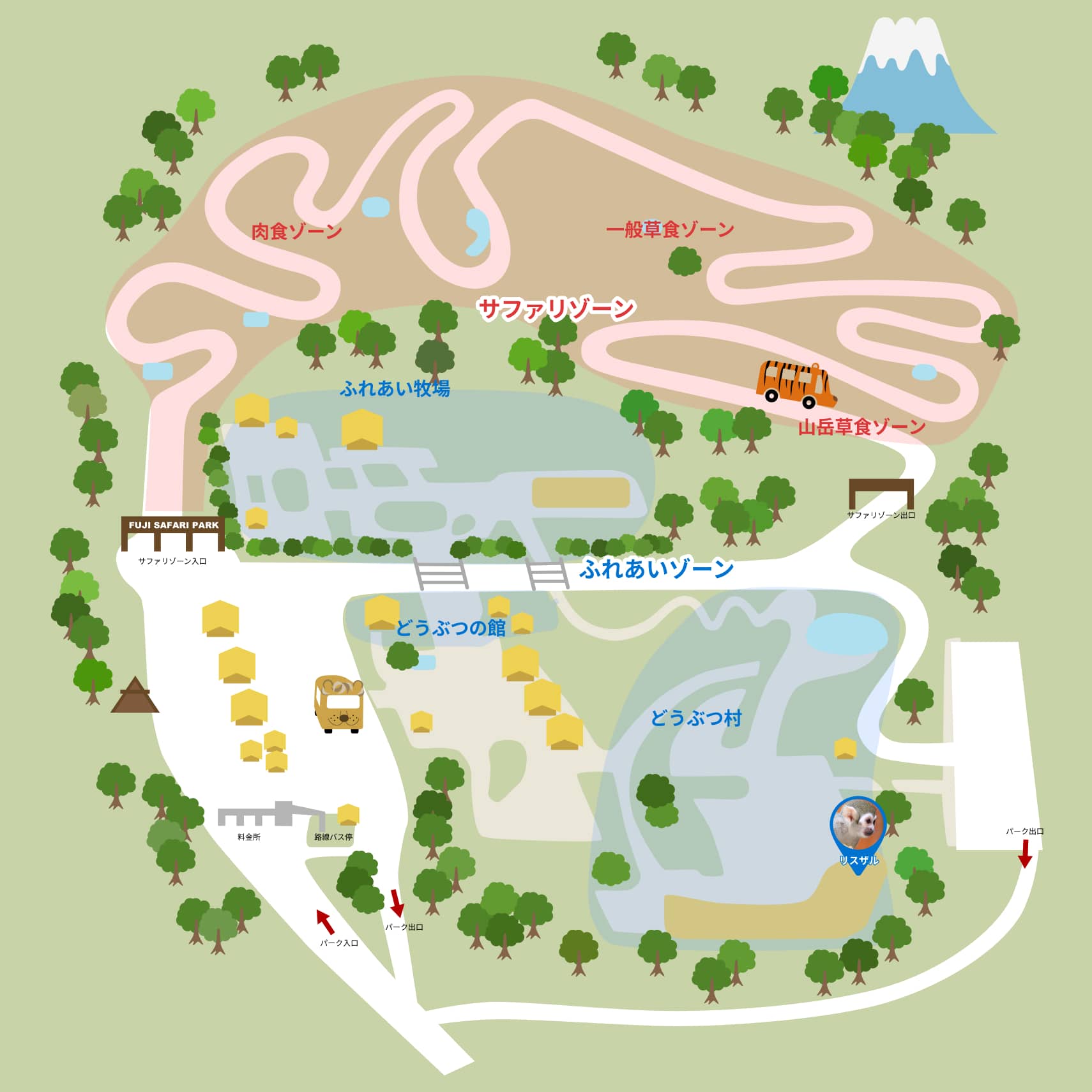 園内ミニマップ