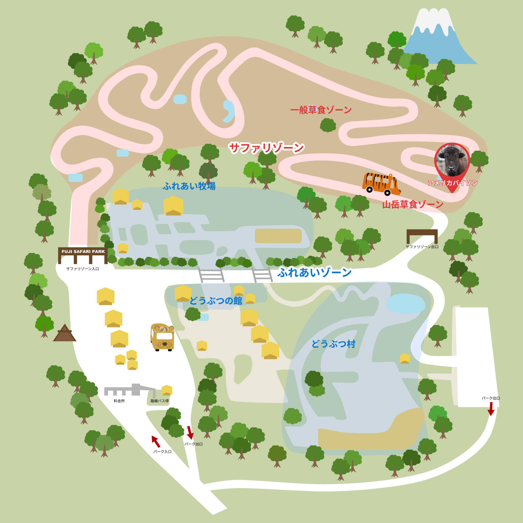 園内ミニマップ