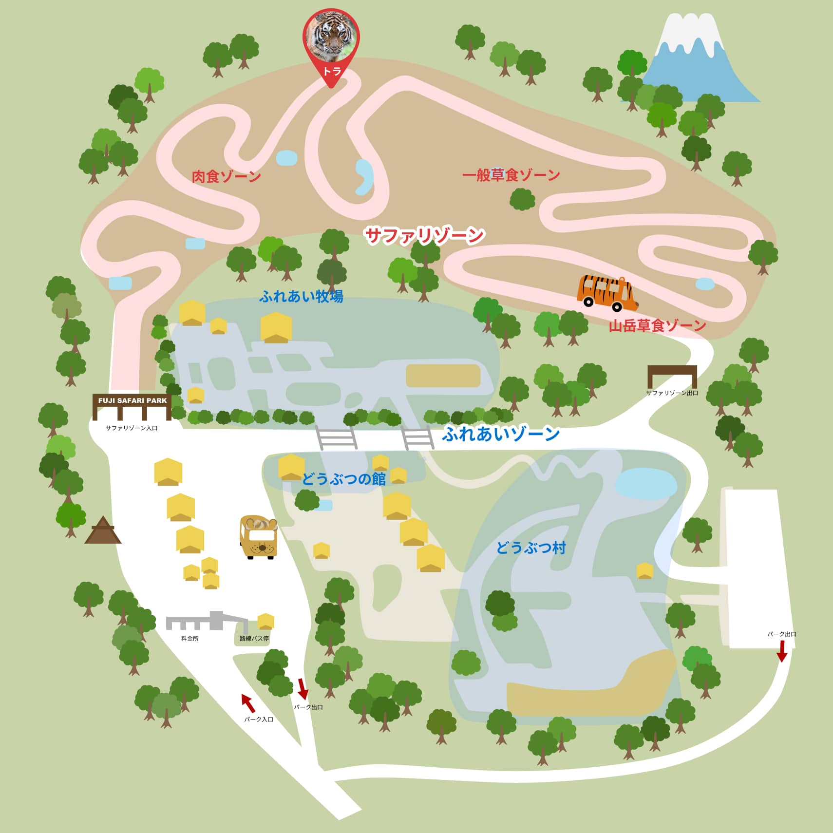 園内ミニマップ
