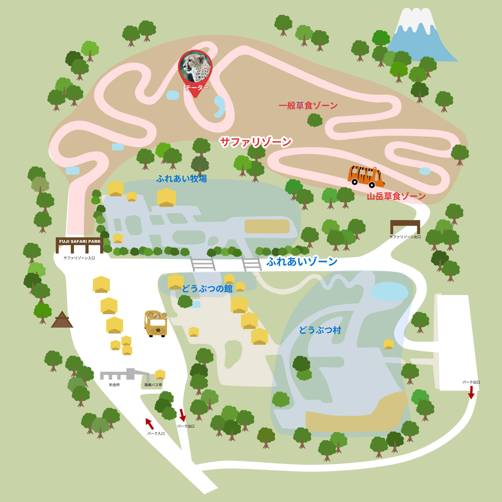 園内ミニマップ