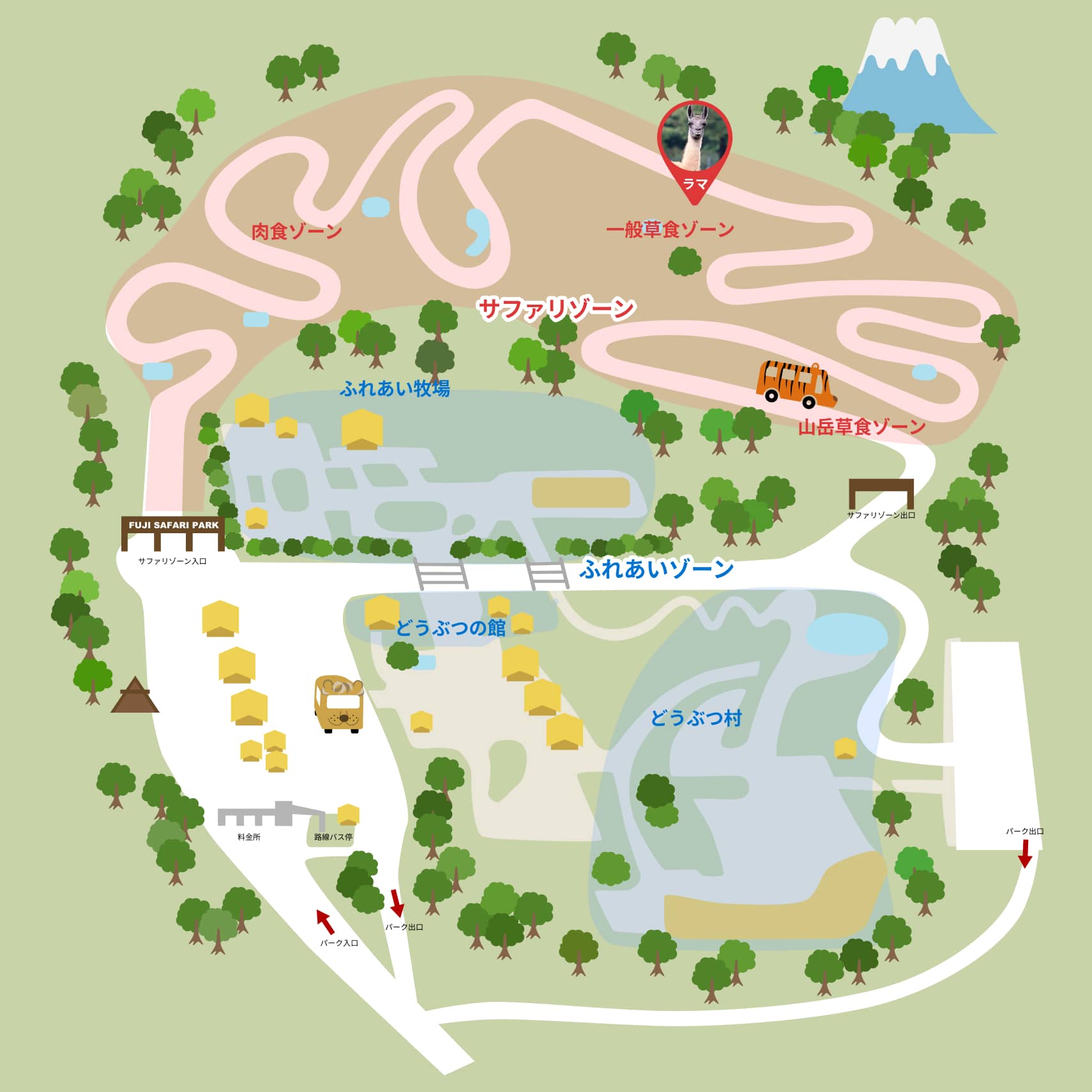 園内ミニマップ