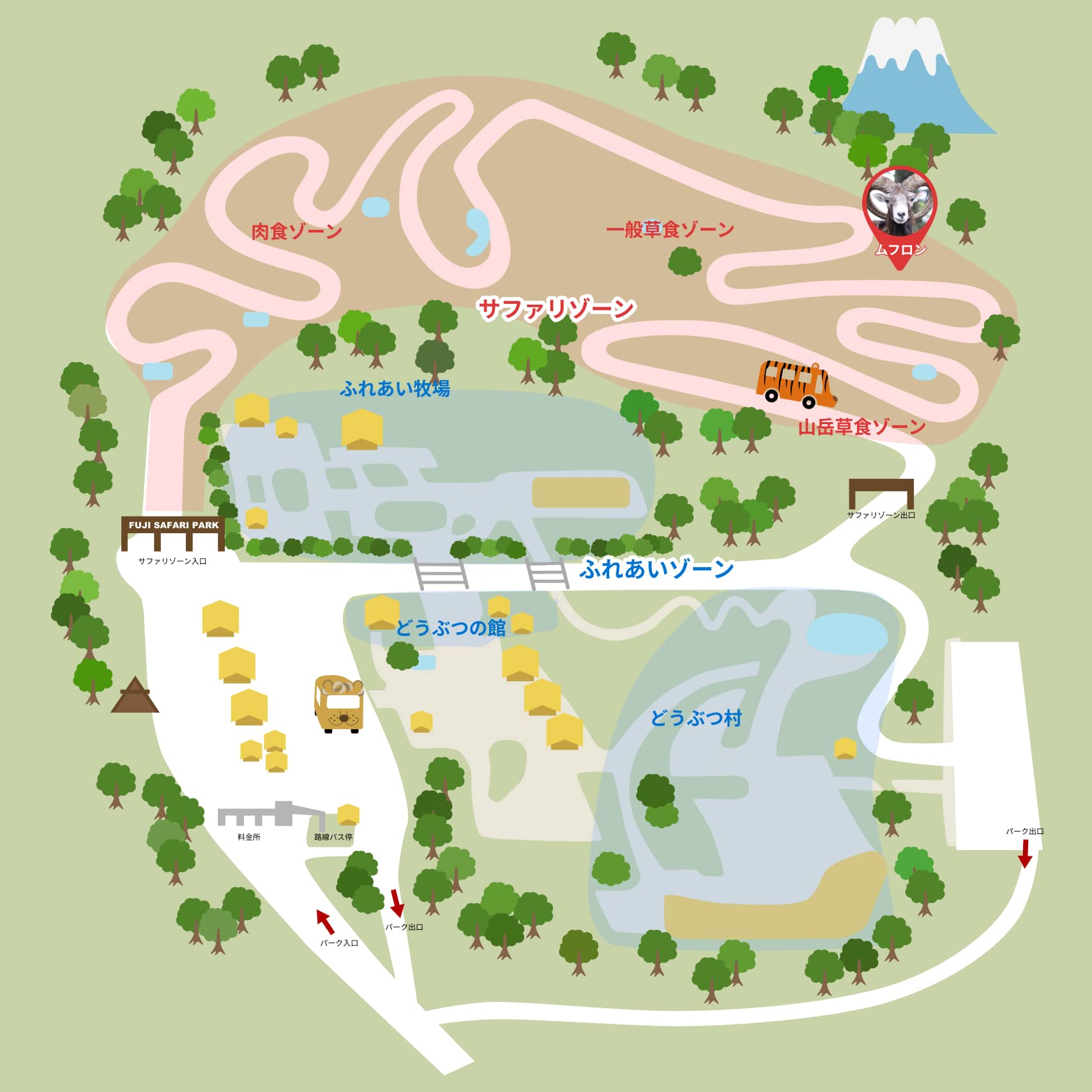 園内ミニマップ