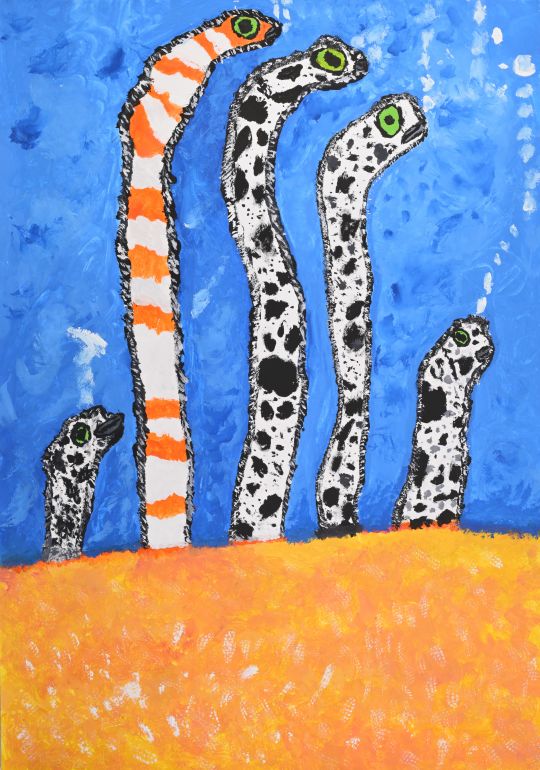 チンアナゴと海の中