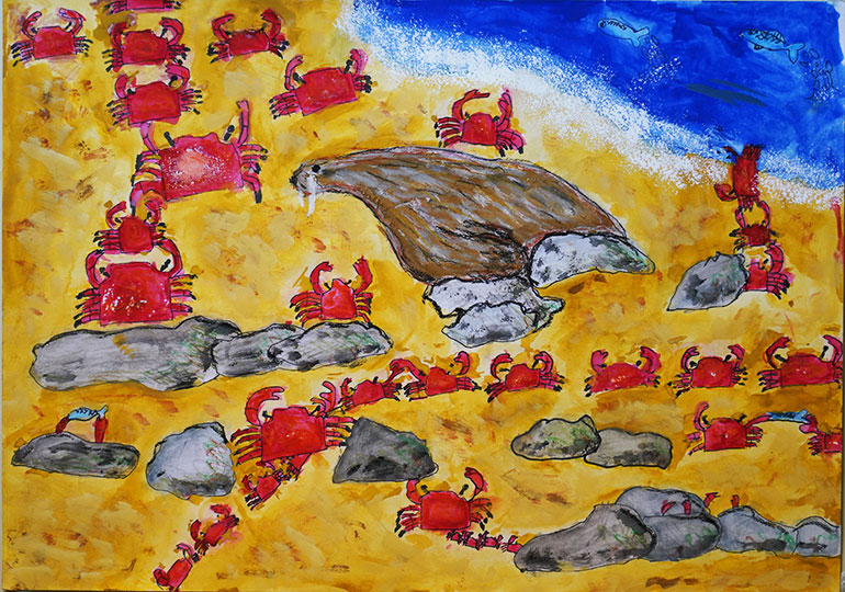 セイウチと百ぴきのカニ