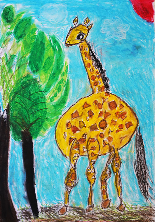 木ときりんの背比べ！