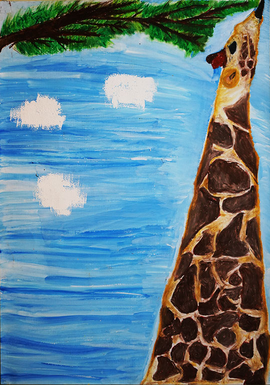 ぼくのくびは長かった