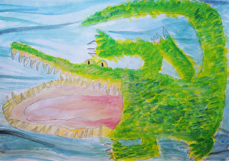 つよいぞ！つよいぞ！大きいわに！