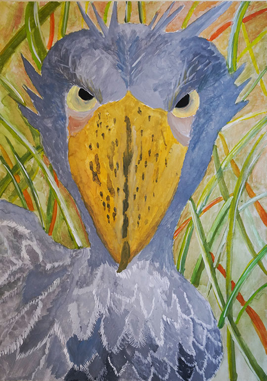 じっと、見ているよ