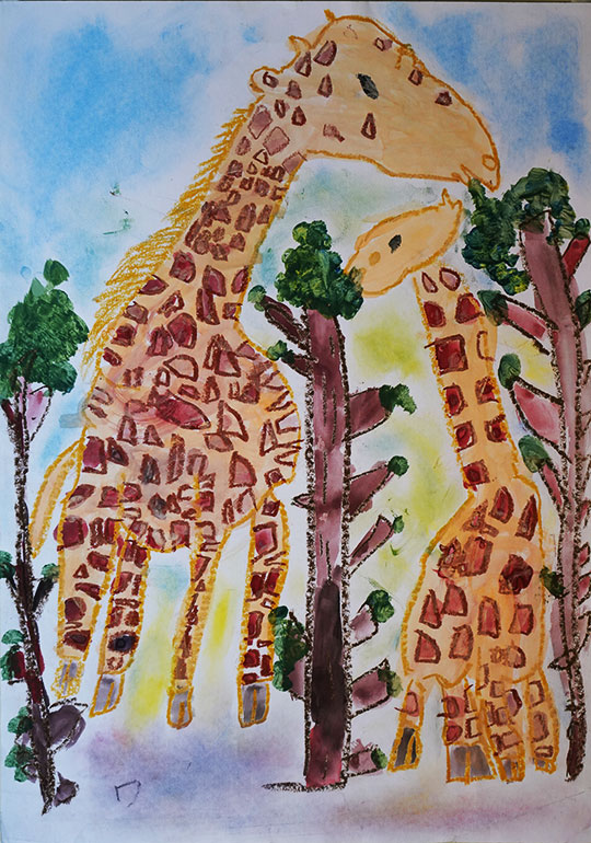 おやこのキリン