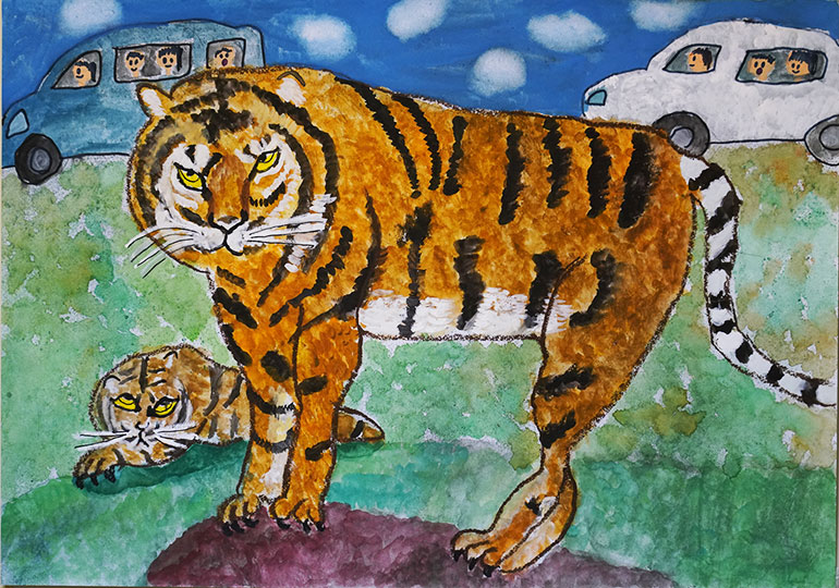 目があっちゃった！