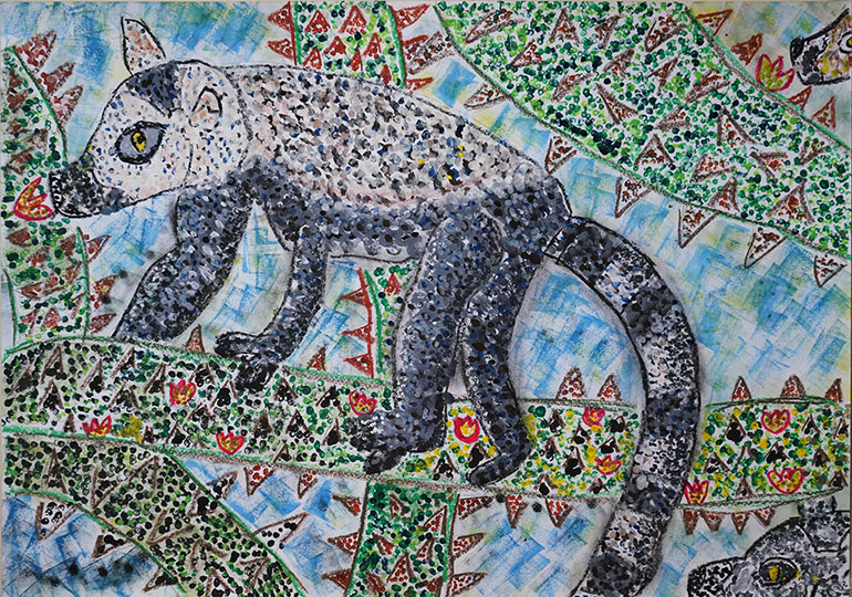 とげの道をすすむ