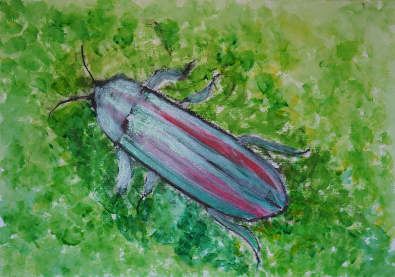 ひかるタマムシ