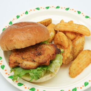 記事「レモンチキンバーガー」の画像