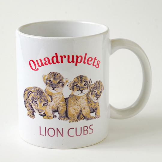マグカップ 4つ子ライオン