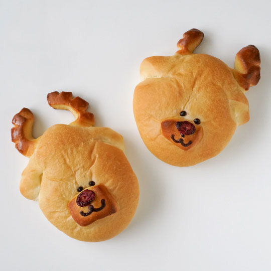 シカの牛乳クリームパン