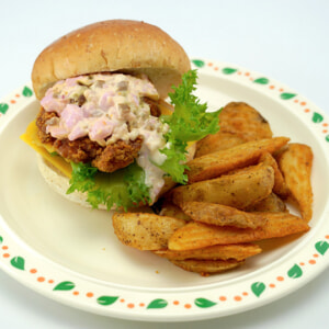 記事「ザクチキバーガー（梅タルタル）」の画像