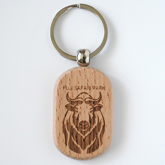 木製キーホルダー（ゴールデンターキン）