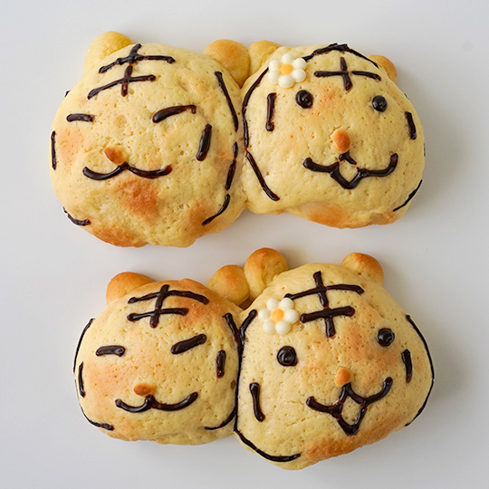スイ&コウのトラ虎メロンパン