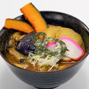 記事「秋野菜カレーうどん」の画像